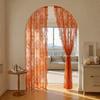 TK French Ruffle Sheer Curtain Bedroom Living Room Lace Fabric Window Door