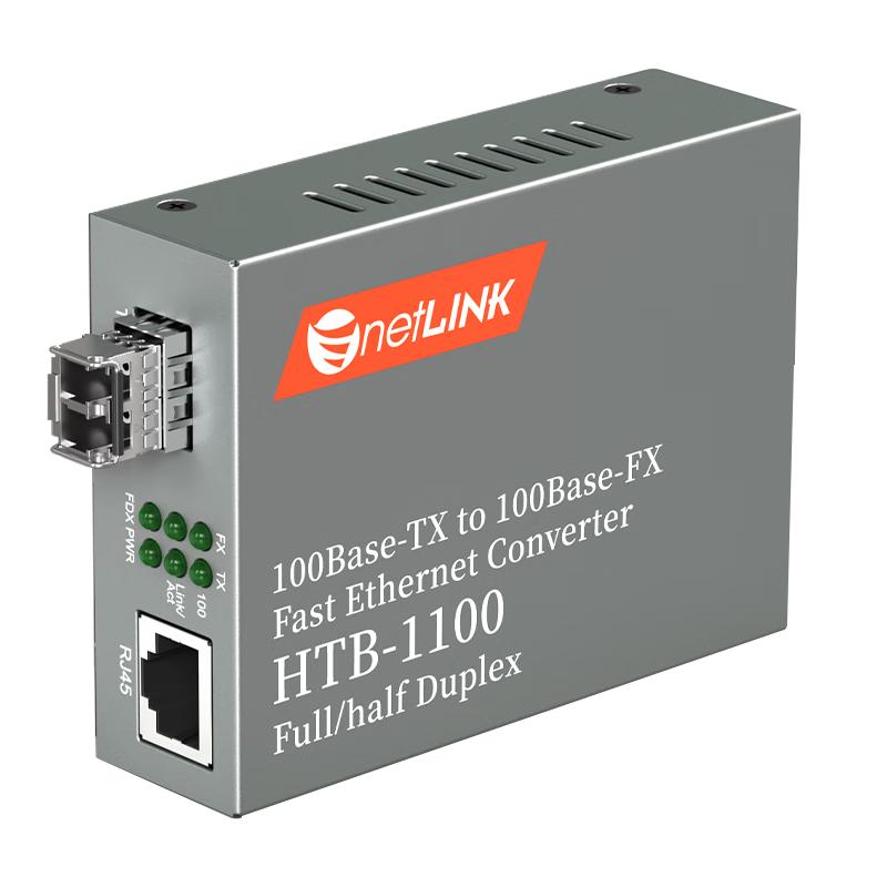 netLINK HTB-1100 Series Fast Ethernet Fiber Optic Transceiver