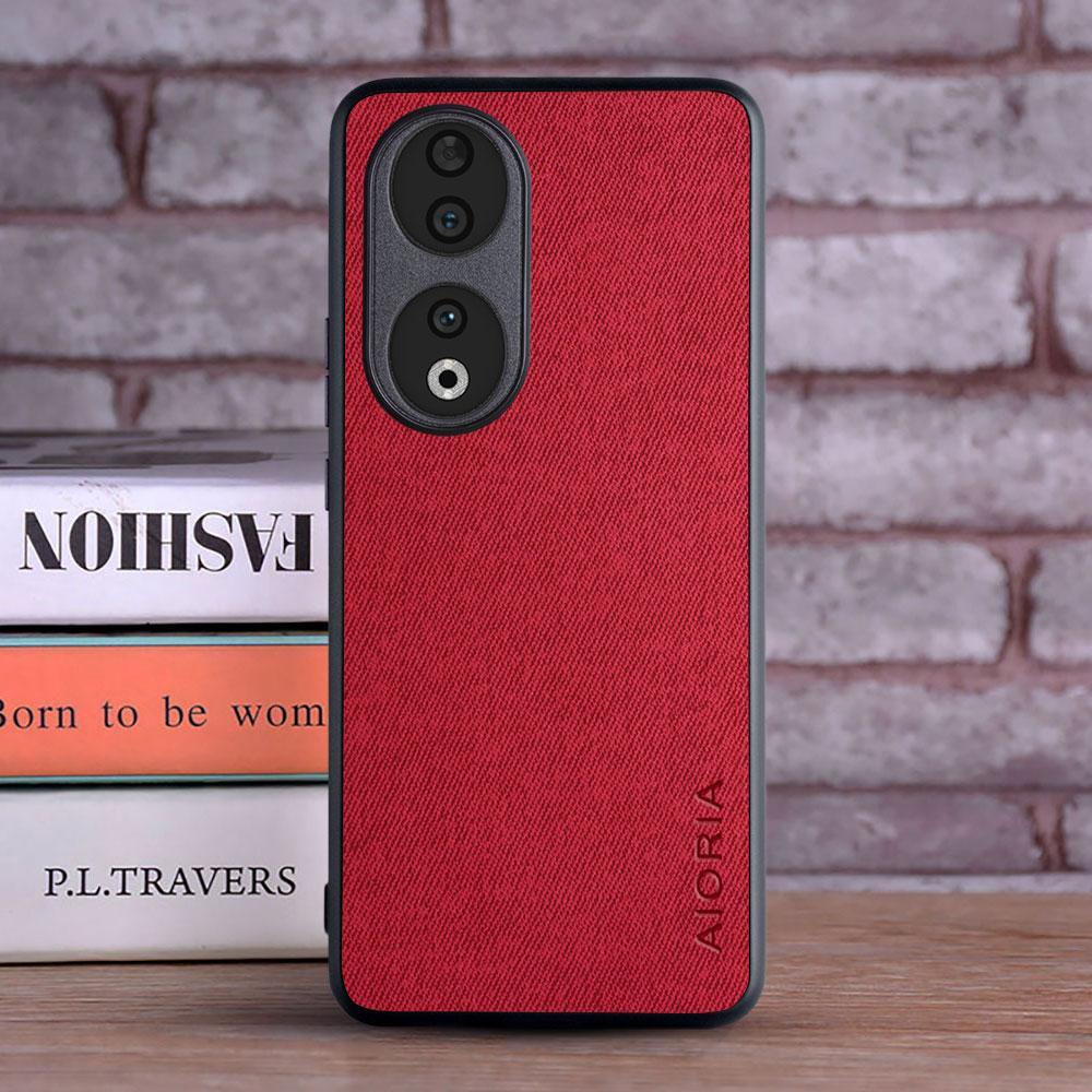 Case for Honor 90 Lite 70 50 200 Lite Pro Smart Honor 20 Nova 5T 5G Leather Master Hard Textile Leather Fashion Phone Cover Case