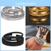Punk Style Titanium Steel Geometric Cuff Bracelet Unisex Fashion Accessory For Travel Souvenir