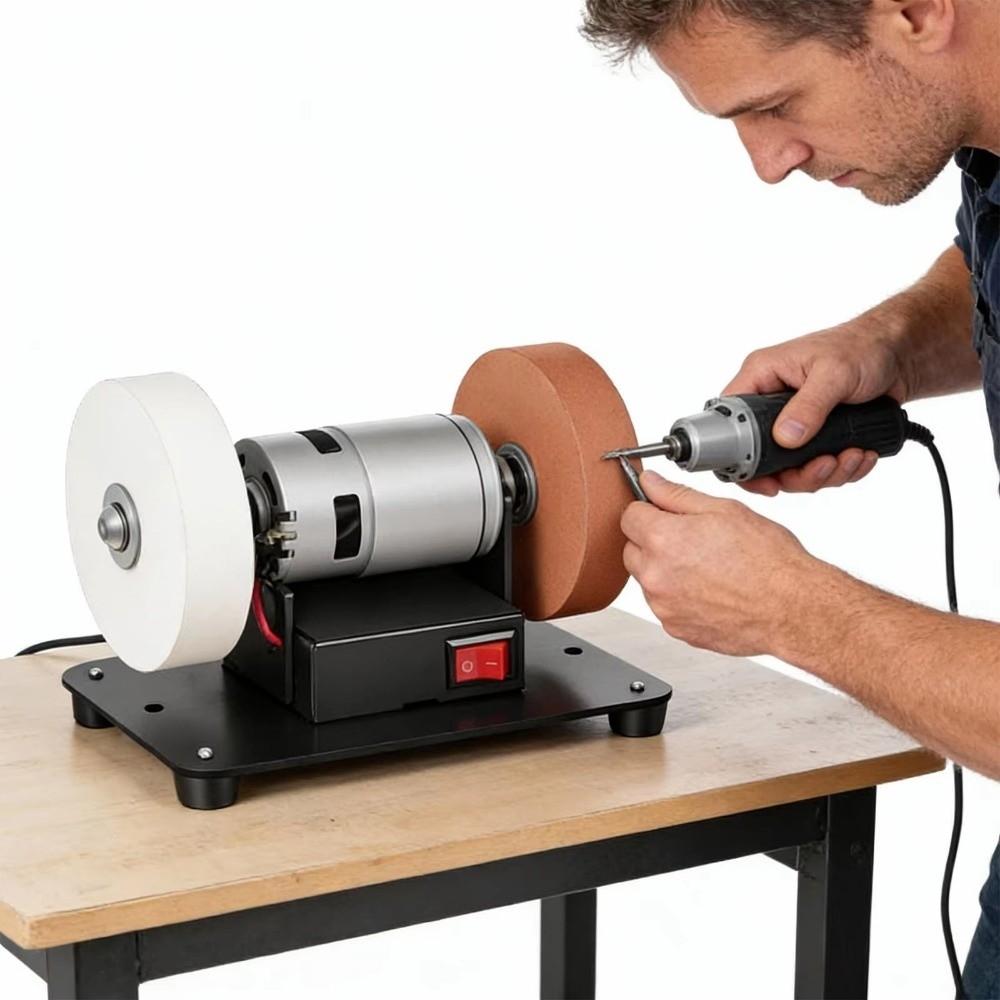 Adjustable Speed Electric Small Sander Sturdy Base Sanding Machine  Polishing