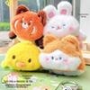 Taurus Transforming Panda Plush Keychain - Cute Backpack Charm Gift