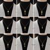 Lucky Necklace Women'S Copper Micro-Inlaid Real Gold Electroplating Simple And Exquisite Clavicle Chain Neck Chain