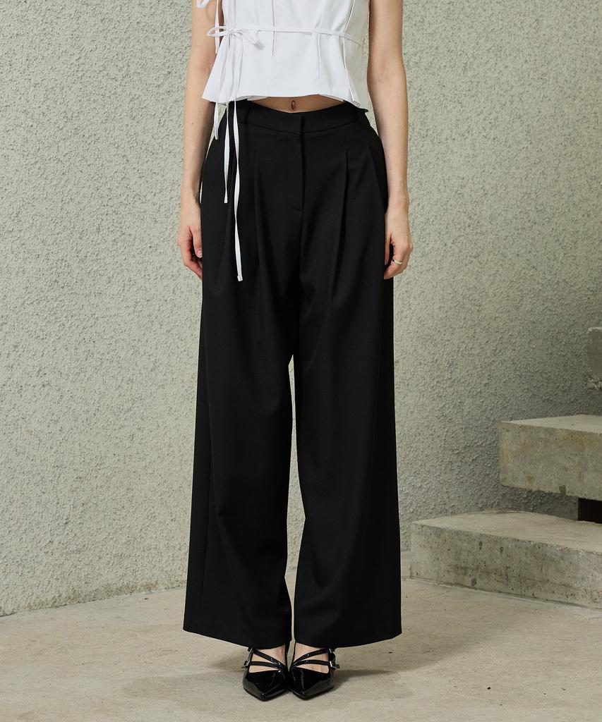 Alikim Tomo Wide Slacks / Black