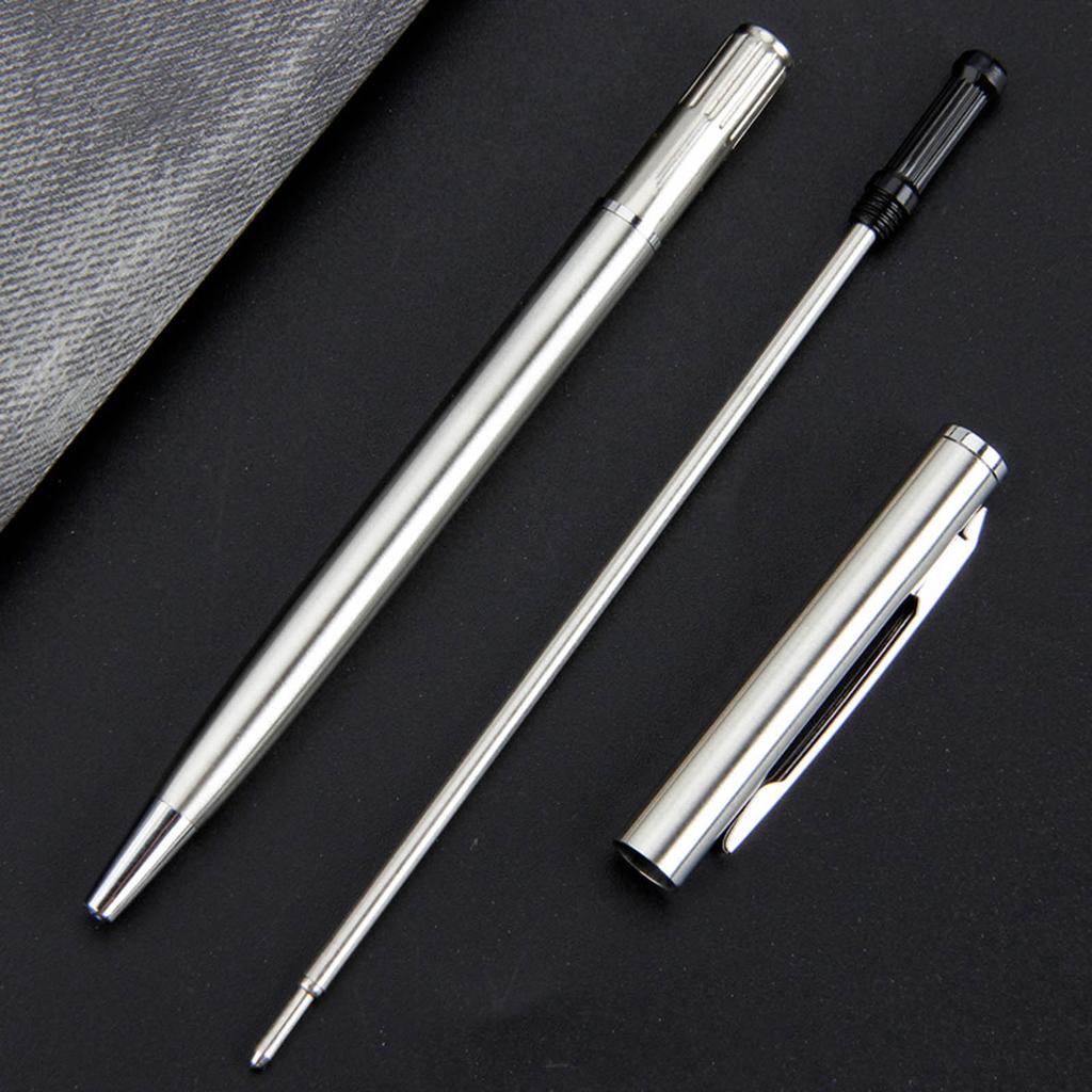 6 stycken metall kulspetspenna kontorssignaturpenna slät att skriva på gästsignaturpenna för hotellreception