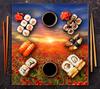 PANNELLO IN VETRO PER CUCINA 60x65 Maki