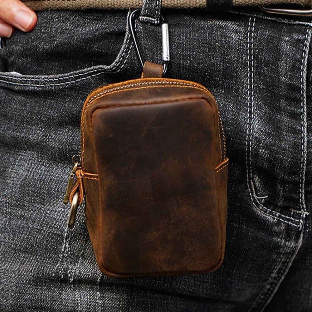Multi-Color Key Ring Pouch Hook Belt Waist Bag Fashion Men Wallet Belt Wear