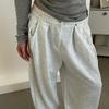 Spring Autumn Women's Solid Basic Sweat Pants Women Simple Y2K All Match Loose Wide Leg Stripes Trousers Vintage Oversize Streetwear Sports Bottoms