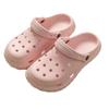 Women's Pink Eva Closed-Toe Non-Slip Beach Sandals - Odor-Free Summer Outdoor Slippers