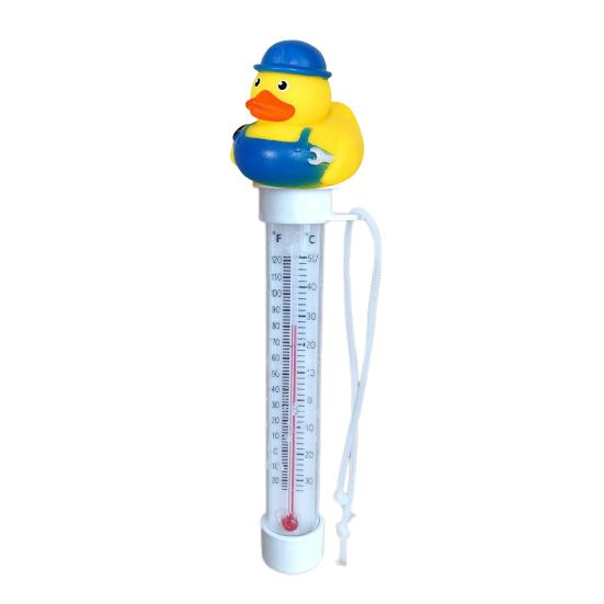 Floating Pool Thermometer Easy To Read Duck Design Water Thermometer for Outdoor Indoor Swimming Pools Spas Hot Tubs Aquariums