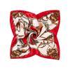 1 Pezzo Quadrato Elegante Bandana alla Moda Hijab Assistenti di Volo Sciarpe da Donna Poliestere 50x50CM