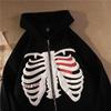 Women Fashion Printing Anime Men Women Zipper Hoodie Jacket Loose Streetwear Pullover