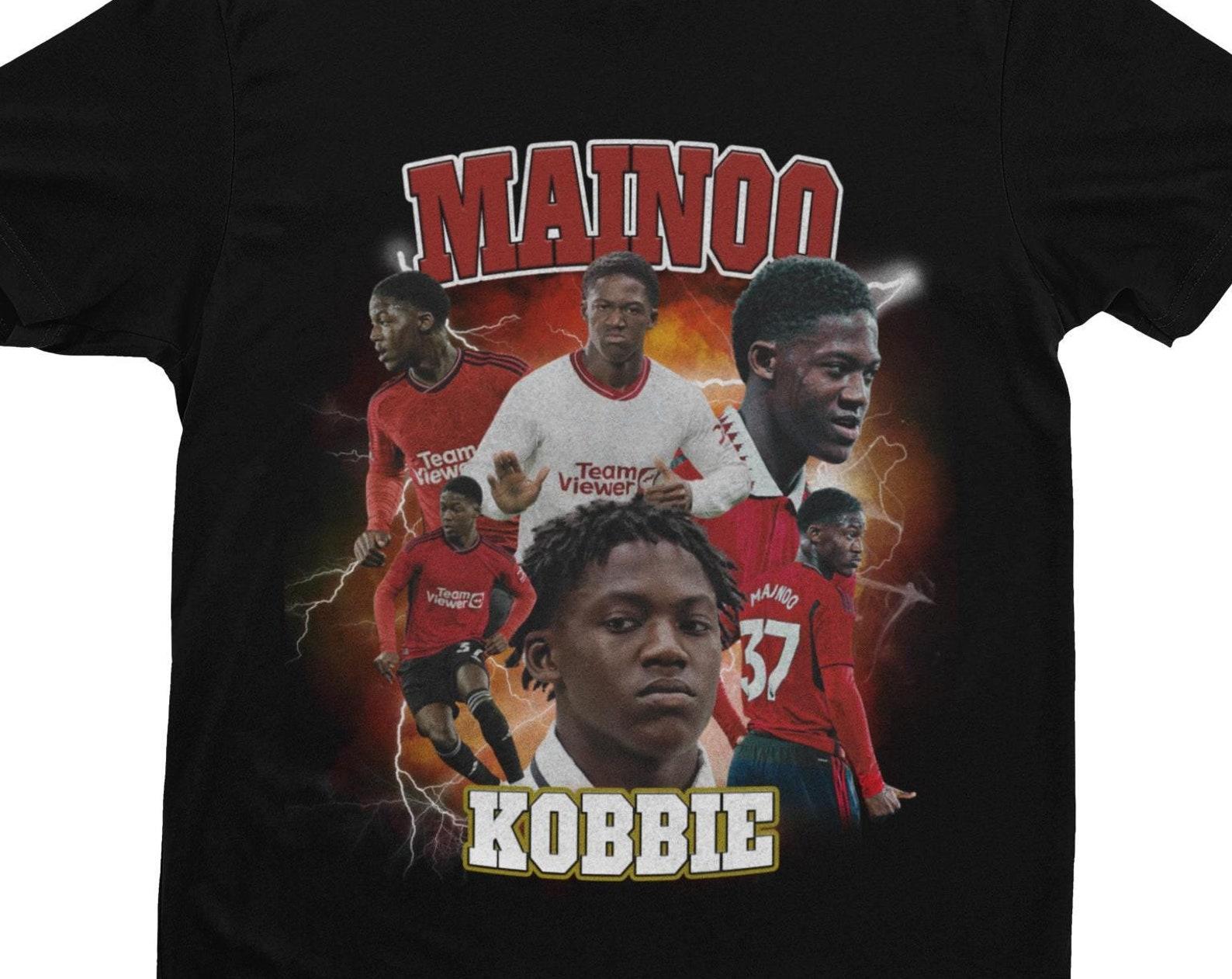 Kobbie Mainoo Homage | Manchester United T Shirt | MUFC | Football | Soccer | Man Utd Fan | Manchester United Gift 4XL