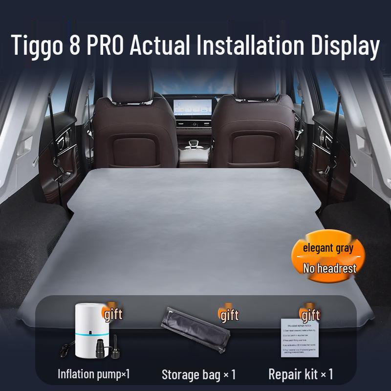 Nafukovací automatrace pro Chery Tiggo 8 Pro - Podložka na spaní na zadní sedadlo a do kufru