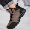 Men's Winter High-Top Thick-Soled Snow Boots - Large Size Casual Plus Velvet Warm Cotton Shoes