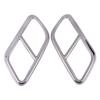 2pcs Steel Exhaust Muffler Tip Pipe Cover Trim Polish Fit for Land Rover Range Rover Velar 2018