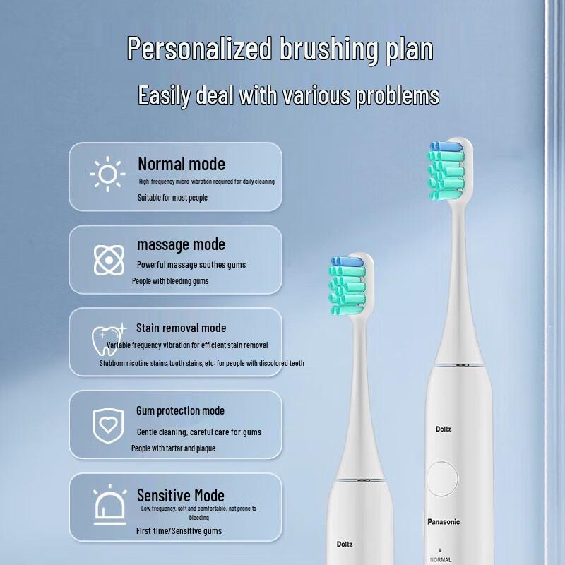 Panasonic EW-DC01 Sonic Electric Toothbrush CN plug (adapter included)