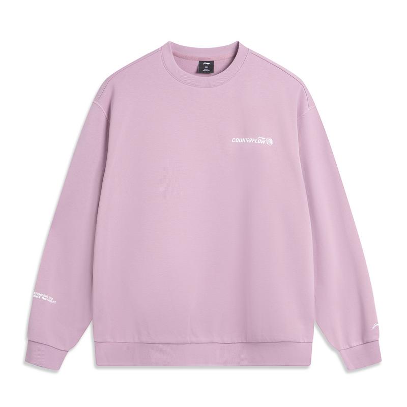 

Li Ning CF Свободный Удобный Пуловер Свитшот Мужской свитшот AWDVF63-7 S