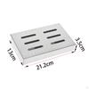 Stainless Steel Wood Chip Smoker Box with Small Brush Add Smokey, Grilling Accessories for Outdoor