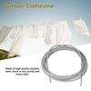 Outdoor Clothesline Stainless Steel Clothesline Wire Heavy Duty with Turnbuckle and Hooks (8m)