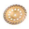 Diamond Grinding Disc Turbo Row Rust Resistance Smoothly Cutting Grinding Wheel with Washer ID 22MM