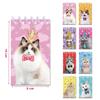 8pcs Cute Animal Spiral Notepad Kawaii Cat Dog Party Hat Memo Pad Tear Off Portable Notebook For School Student