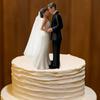 Elegant Cake Toppers Dolls Bride & Groom Figurines  for Anniversaries,Engagements
