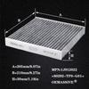 Car Pollen Cabin Air Conditioning Filter Activated Carbon For Honda City Civic X CR-Z Fit 3 4 HR-V Insight 2011 2012 2013 2014