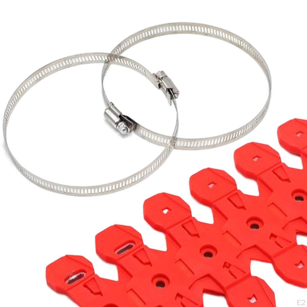 Motorrad Auspuffschutz zum Ersetzen Installieren 1 Set