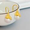 Manufacturer Supply Fashion Niche Design Ear Hook Women'S Simple Pearl Temperament Premium Earrings Spot