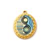 2 PCs 304 Stainless Steel Religious Charms 18K Gold Plated Enamel Evil Eye Pendants For DIY Necklace Jewelry Making Findings