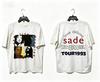 Amerikanisches Vintage Sade Love Tour T-Shirt Sommer Neu Unisex und Damen Streetwear