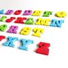 Individuelle magnetische Lern-EVA-Kühlschrankaufkleber: Bunte englische Buchstaben & Zahlen für Kinder zum Lernen