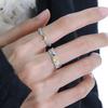 Sun Moon Tonghui Couple Ring Men's and Women's Ins Niche Design High Fashion Personality Living Ring Birthday Gift
