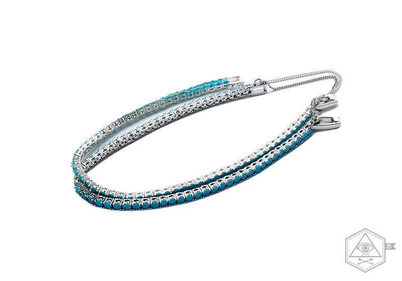 Bebello [Bs-393] Turquoise Tennis Bracelet