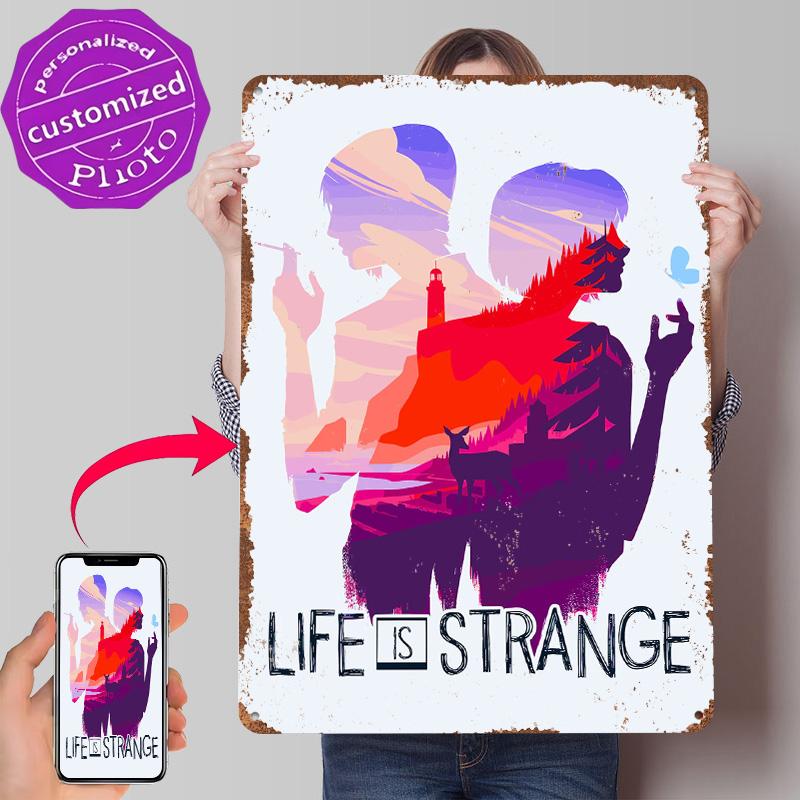 Life Is Strange Game Tin Poster Customized Wall Art Retro Vintage Metal Signs for Fans Room Office Decor Bar Accessories House