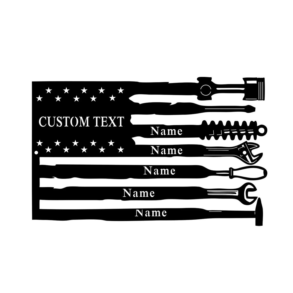 

Metal Garage Wall Art for Grandpa Mechanic Tools Decor