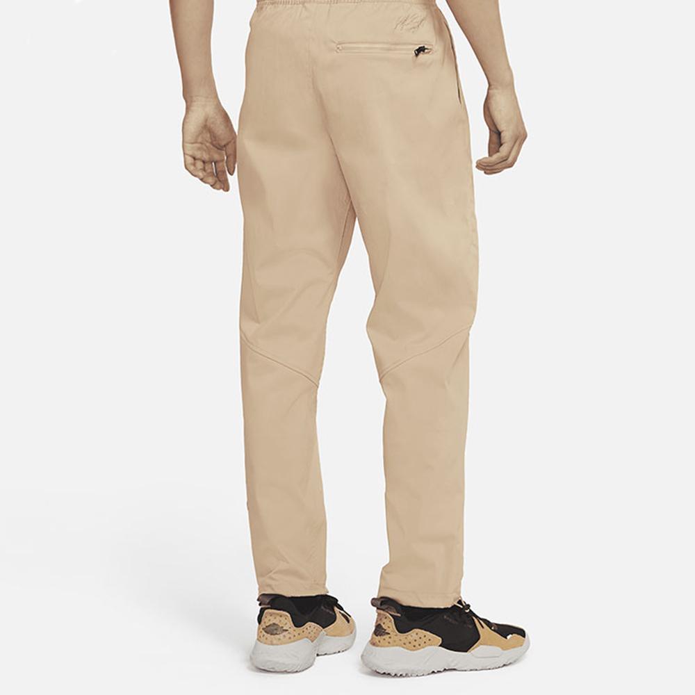 Jordan Základní basketbalové tréninkové zúžené tkané kalhoty Pánské spodky Zázvorová DA9835-200