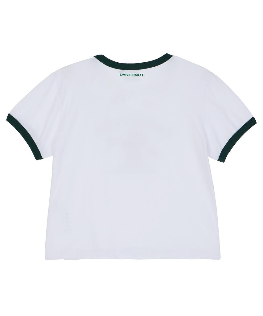 DYSFUNCT Lonely Cub Ringer T-Shirt(Green)