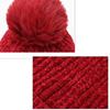 Knitted Bobble Hat Ladies Kids Beanie Warm Winter Pom-Pom Woolly Matching Cap