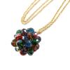 Les Trésors De Lily [P3591] - Collier sautoir 'Sissi' multicolore doré (cristal)