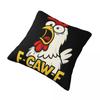 Funny F-Caw-F Chicken FCAWF Pillowcases Printed Cushion Cover Pillow Covers Living Room Decorations Zipper Multi Size