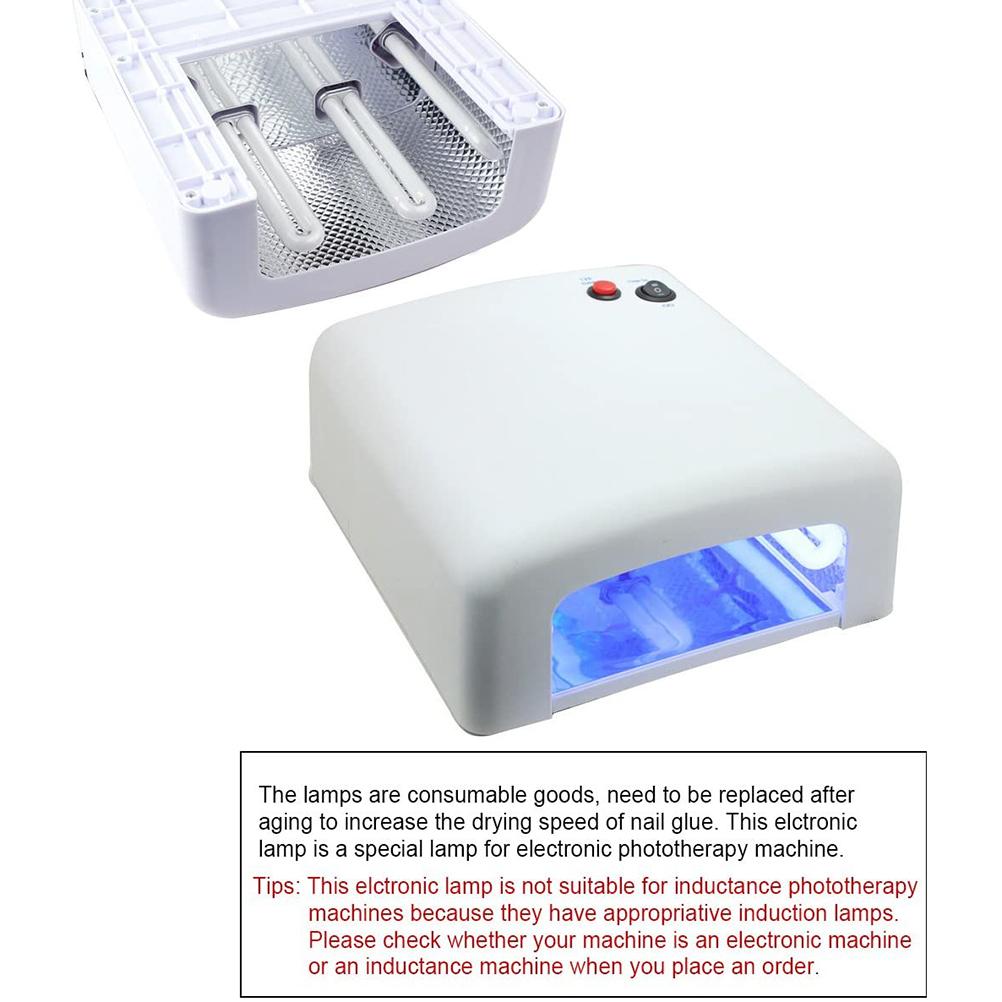 9W Neglekunst UV-lampe Elektronisk Negletørker UV-pære U-formet UV-lyspære Rør