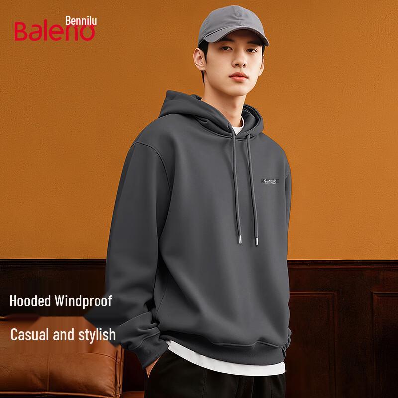 Baleno Men's Casual Hooded Sweatshirt