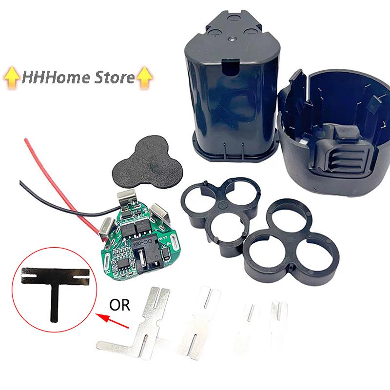 Hand Drill Power Li-ion Battery Protection Board 18650 Lithium Box Circuit Pack Shell Case Bracket 3S 12V DC Electric Tools