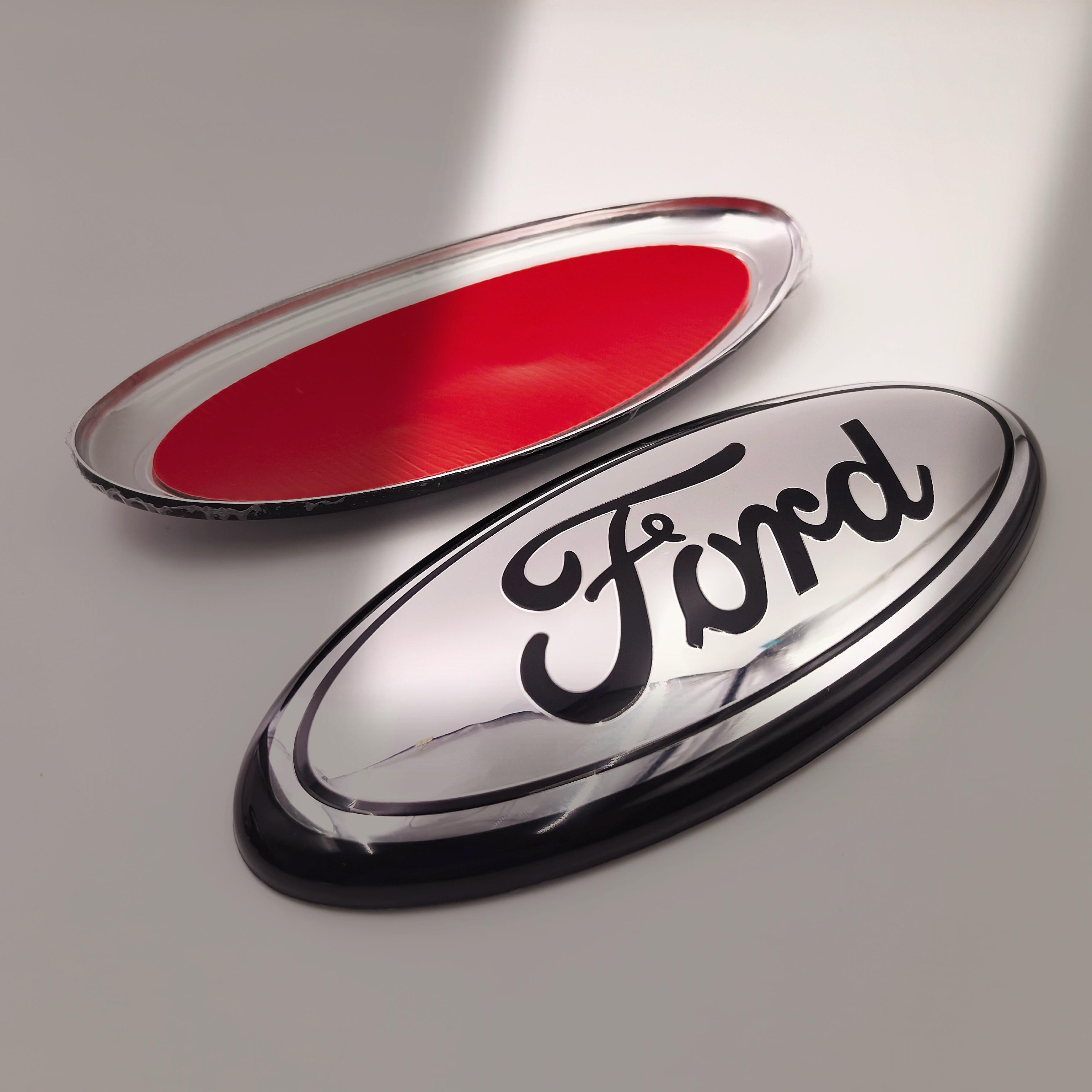 175MM ForFord Car Emblem Hood Front Bonnet Grill Rear Trunk Logo Badge Car Front Hood Emblem Bonnet Badge Rear Trunk Badge