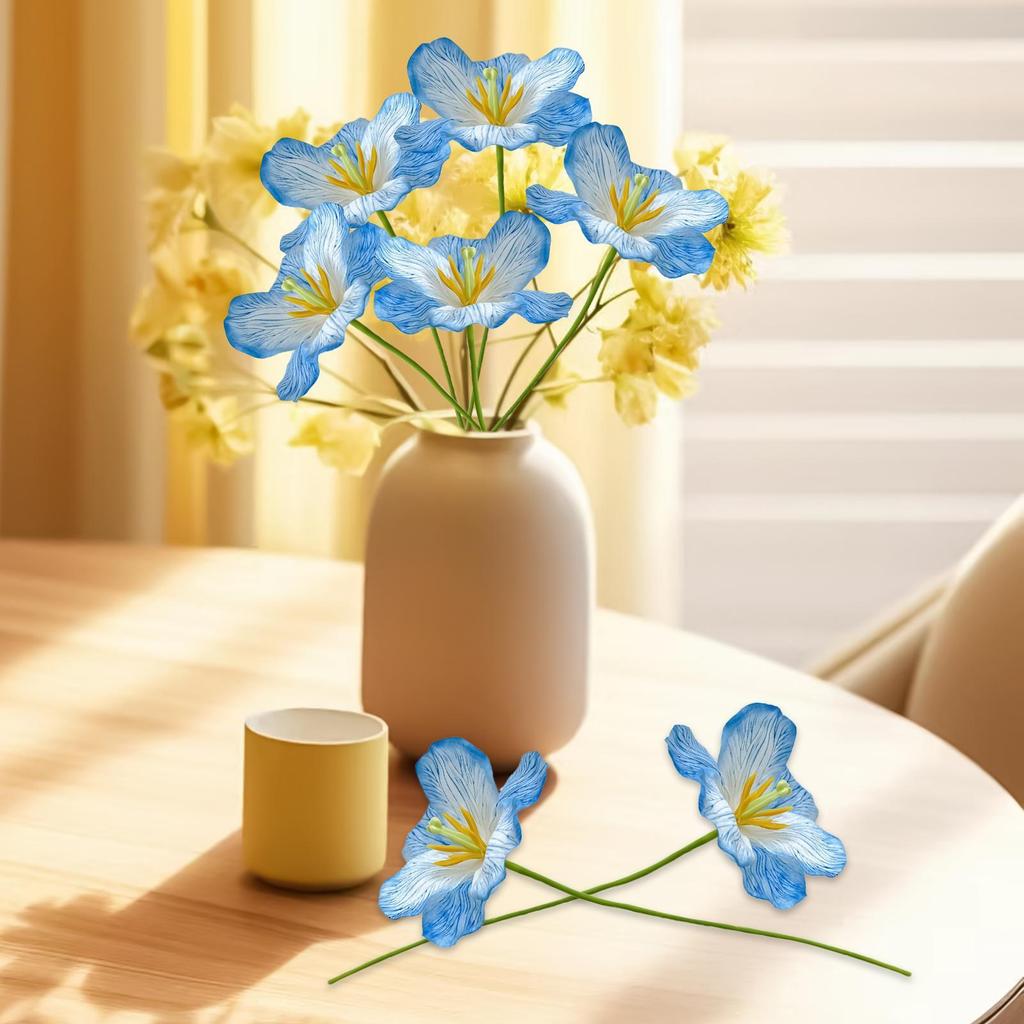 Kunstblumen Blattlos Realistische Künstliche Blumen 4,33 Zoll Heim Hochzeitsdekoration Retro Foto-Requisiten Für Gewerblich