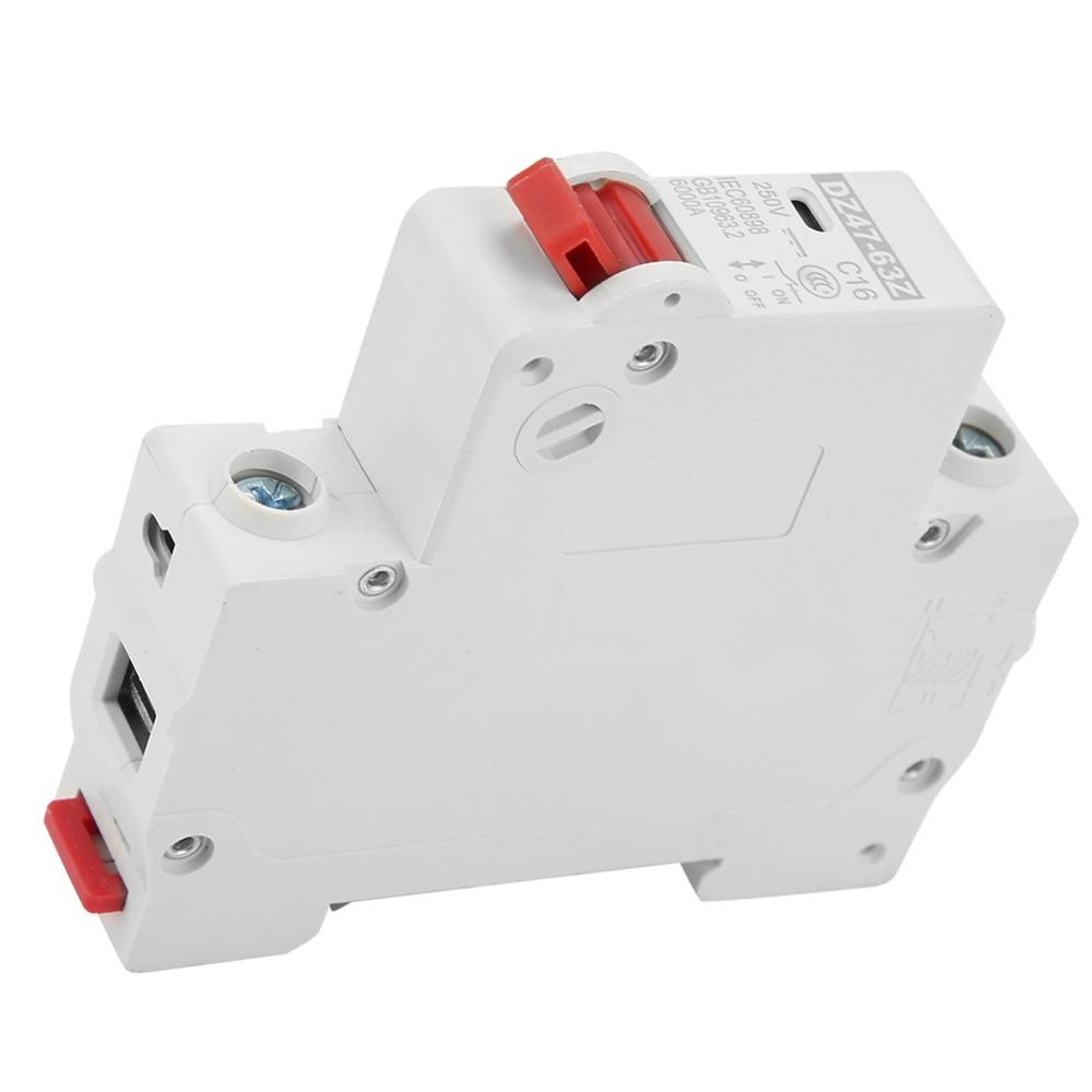 205V DC Circuit Breaker 10A/16A/63A DC Miniature Circuit Breaker Leakage Protection