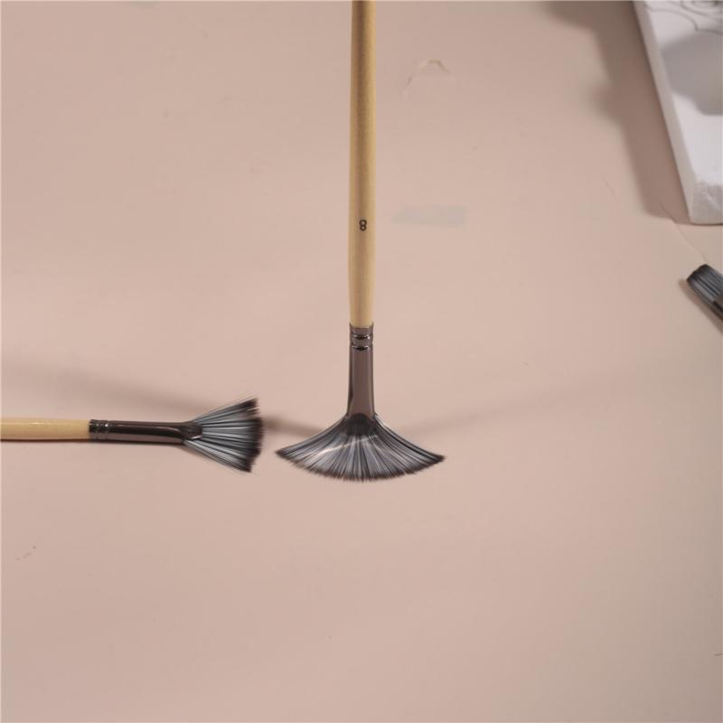 24x Acrylic Painting Brushes Scraper with Cloth Bag Artist Paintbrushes for Canvas Kid Adult Drawing Art Craft Supplies