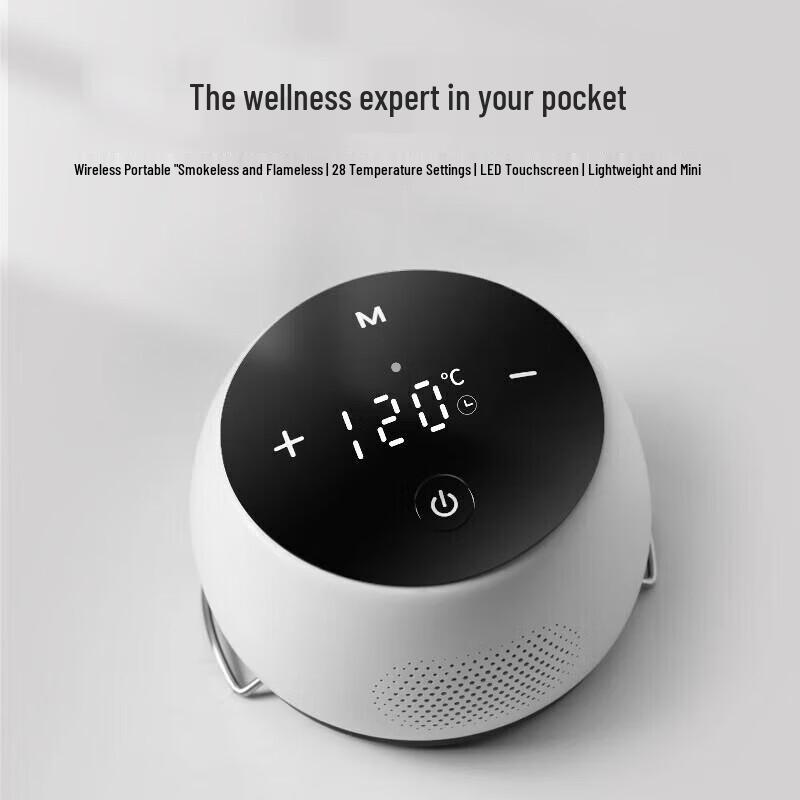 Binduokang Smart Portable Smokeless Electric Moxibustion Device CN Plug (adapter Included)